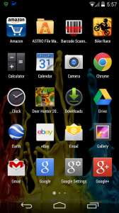 Nexus 5 - 4 icons wide