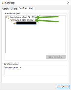 Root and Intermediate Certs